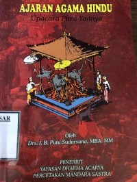 Image of AJARAN AGAMA HINDU : UPACARA PITRA YADNYA