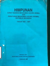 Image of HIMPUNAN SEMA DAN PERMA TAHUN 1951-1997