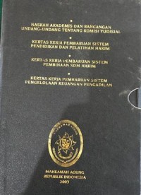 Image of KERTAS KERJA PEMBAHARUAN SISTEM PEMBINAAN SDM HAKIM