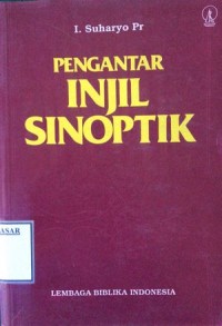 Image of PENGANTAR INJIL SINOPTIK