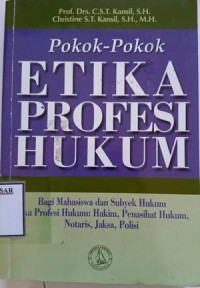 Image of POKOK-POKOK ETIKA PROFESI HUKUM
