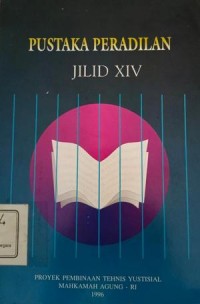 Image of PUSTAKA PERADILAN JILID XIV