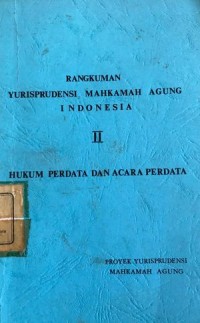 Image of RANGKUMAN YURISPRUDENSI MAHKAMAH AGUNG INDONESIA
