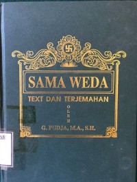 Image of SAMA WEDA : TEXT DAN TERJEMAHAN