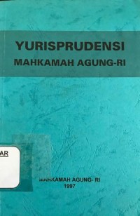 Image of YURISPRUDENSI MAHKAMAH AGUNG RI TAHUN 1997